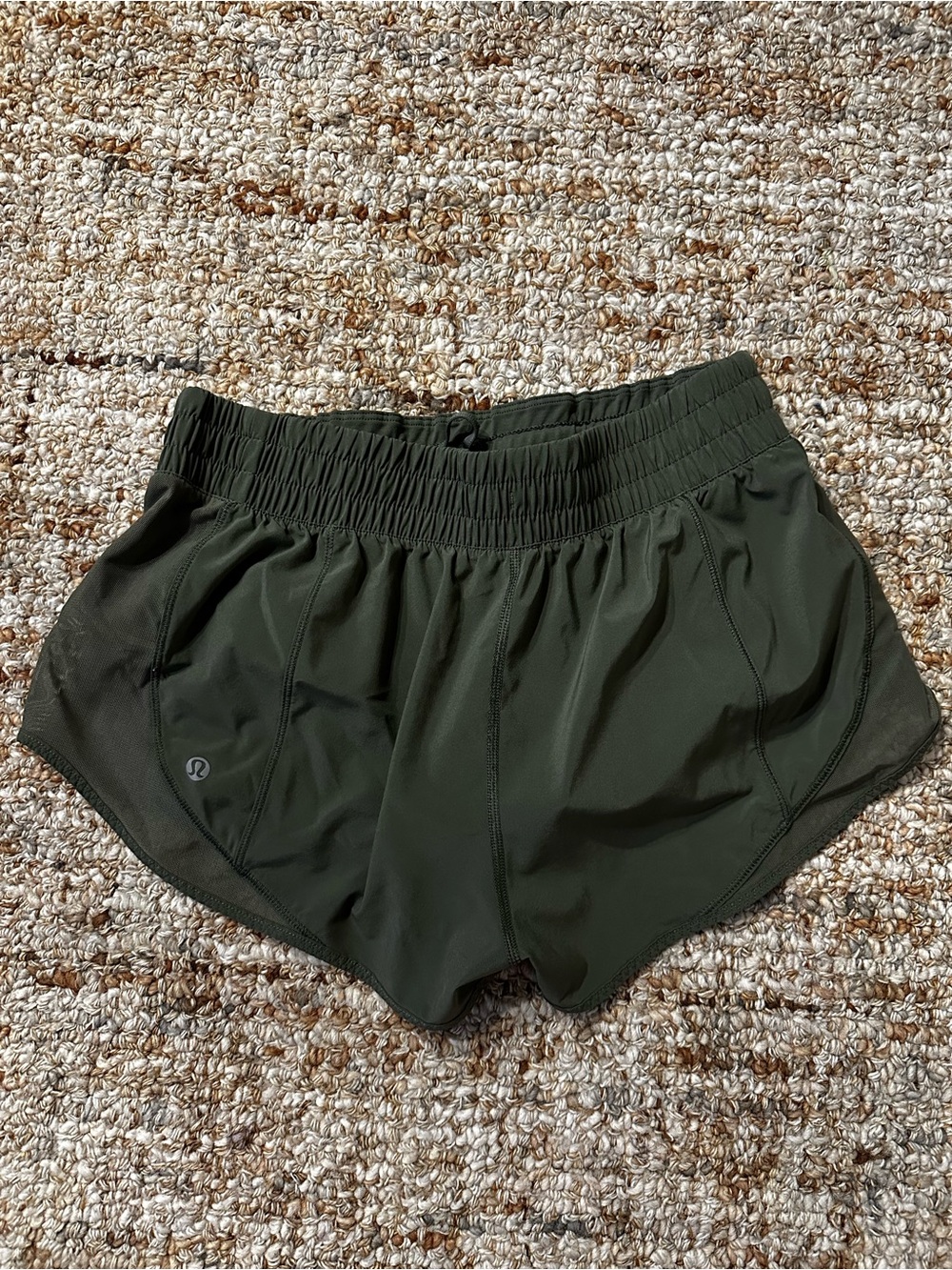 lululemon athletica Women’s Olive Green Athletic Shorts